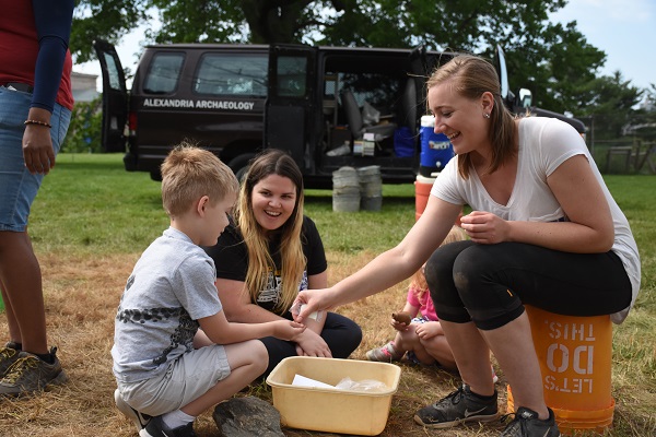 The public is invited to observe archaeologists at work at the Shuter's Hill site