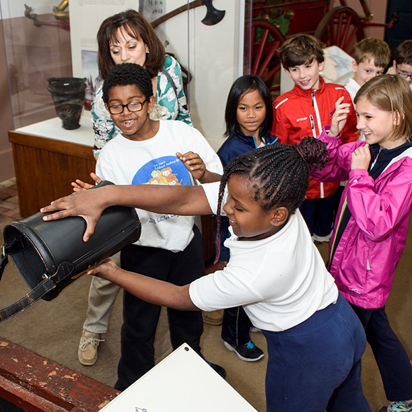 Friendship Firehouse Bucket Brigade activity