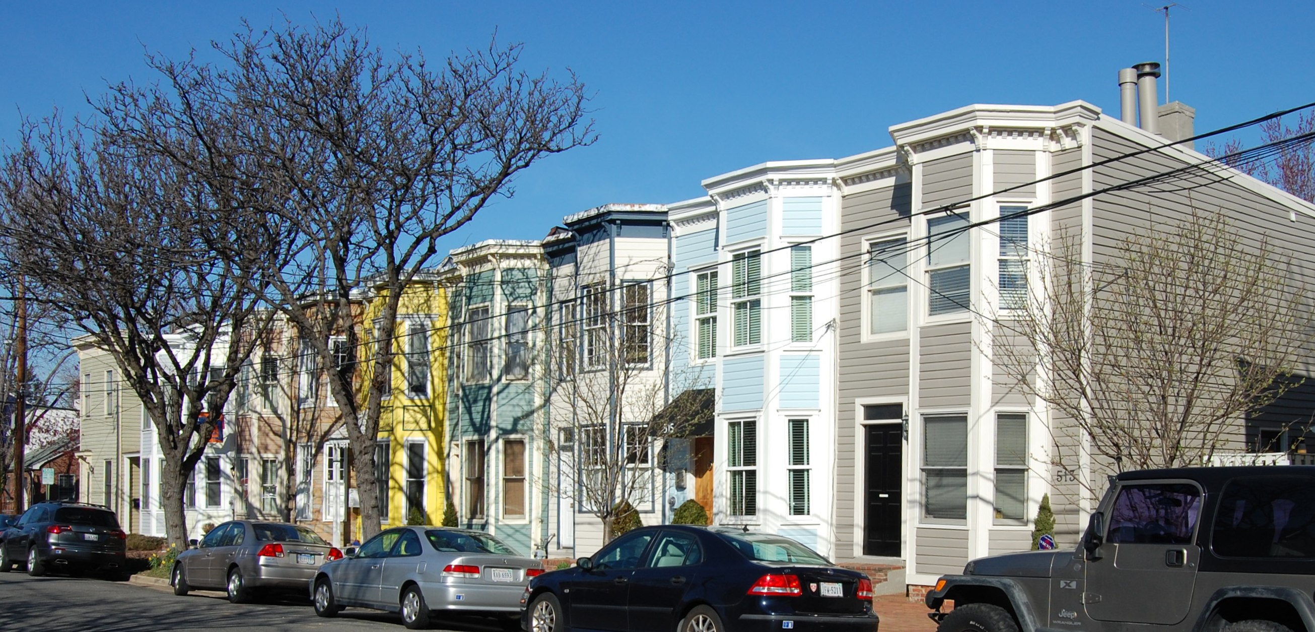 Parker Gray District 500 Block N. Alfred Row Houses