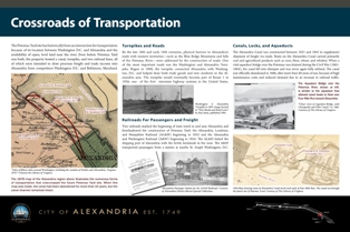 Heritage Trail Sign, Potomac Yard. Crossroads of Transportation