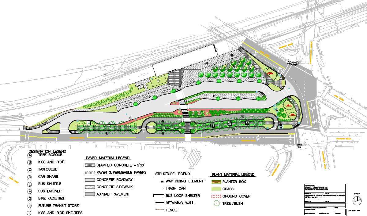 Schematic for the King Street plan