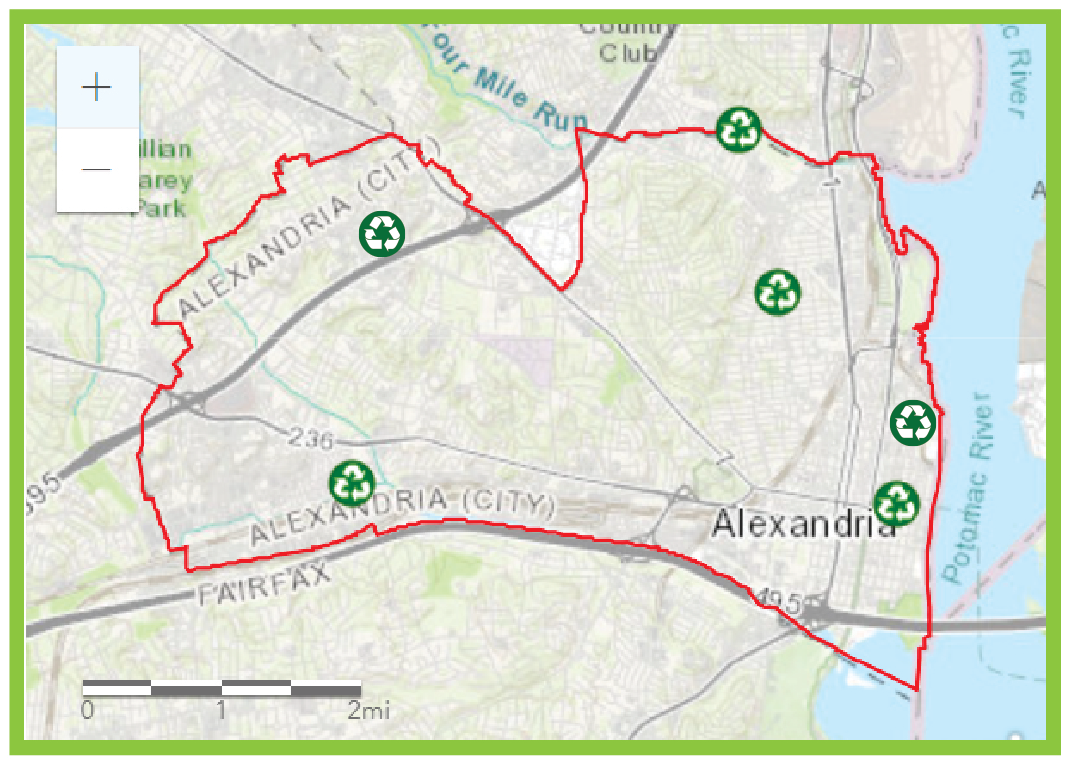 Location Map of Food Waste Stations