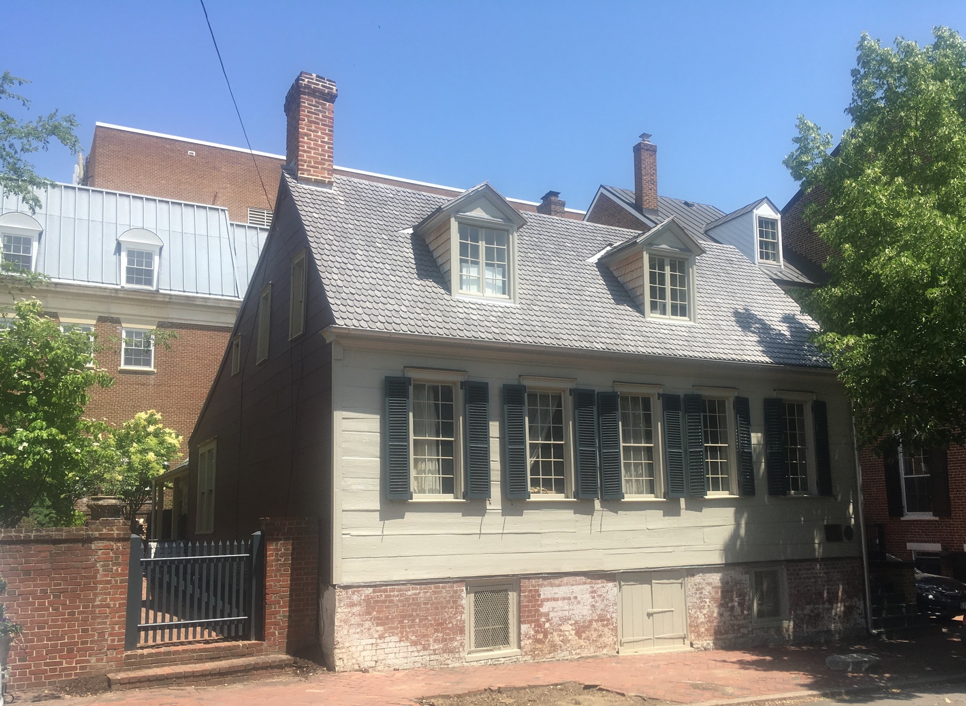 House after renovation, south side