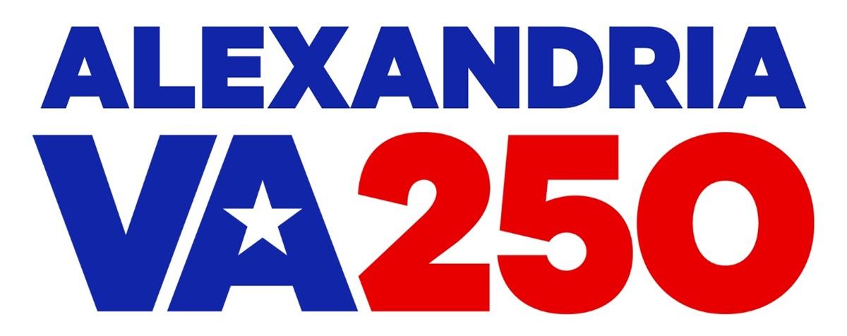 Alexandria VA250 logo on white background