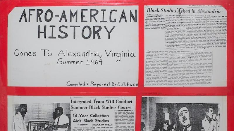 Carlton Funn poster on Afro-American History (catalogue B2019.141)