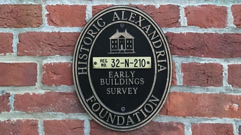 Historic Preservation House Plaque