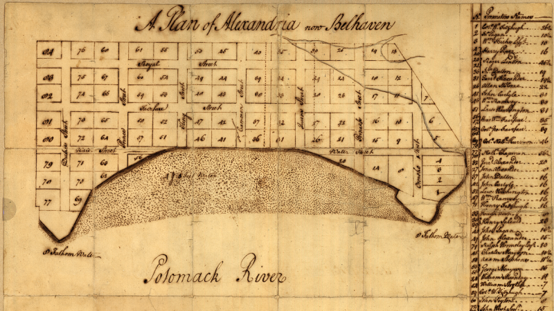 A plan of Alexandria 1749