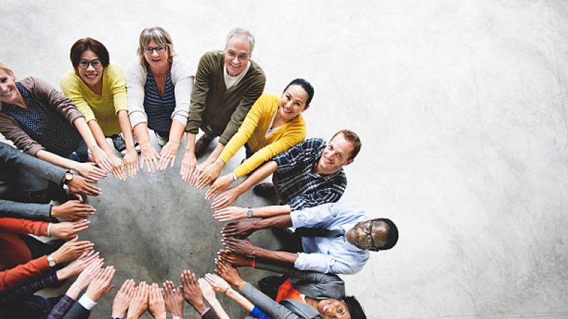 Group in a Circle Image