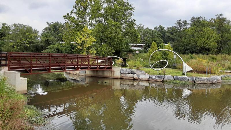 Image of Sound Stream sculpture at Lake Cook