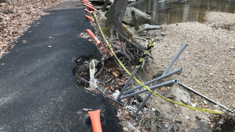 Trail erosion/repair