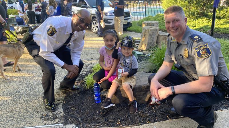 APD Chief at Community Event