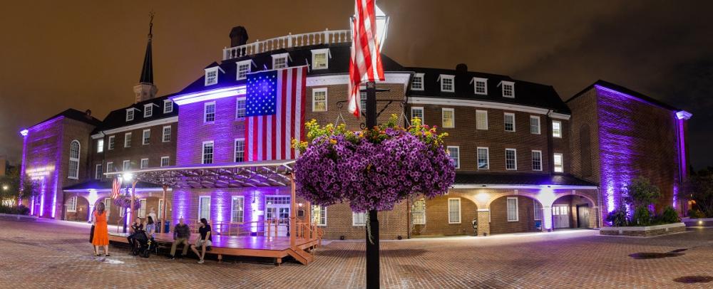 Panorama of the Thomas Remembrance Illumination, City Hall (2021)