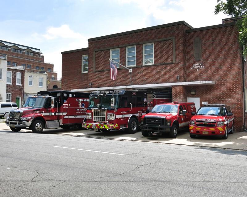 Fire Station 205 is located in the Rosemont area at 1210 Cameron St.