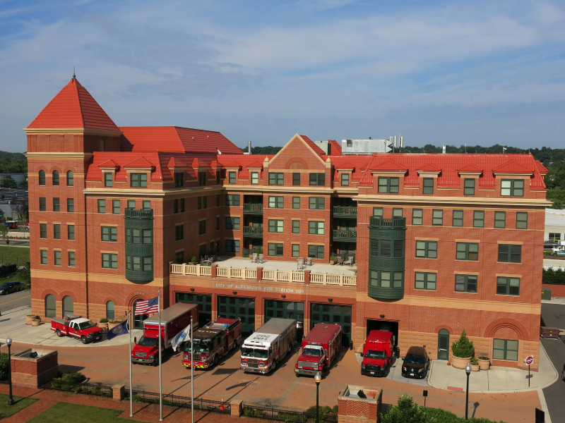 Fire Station 209 is located in the Potomac Yards area at 2800 Main Line Blvd.