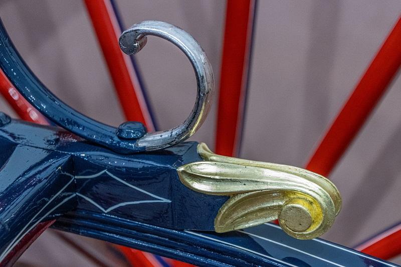 Paint detail on the hose reel carriage