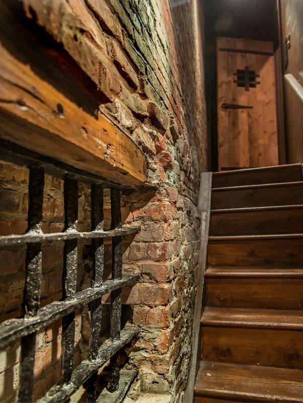 Freedom House Museum basement stairs (ACVA)