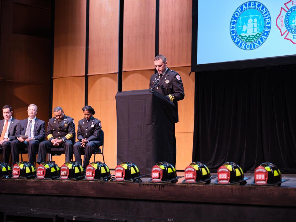 On Jan. 5, 2023, the Alexandria Fire Department welcomed and celebrated 17 new firefighter/EMTs who completed more than 6 months of training at the academy.