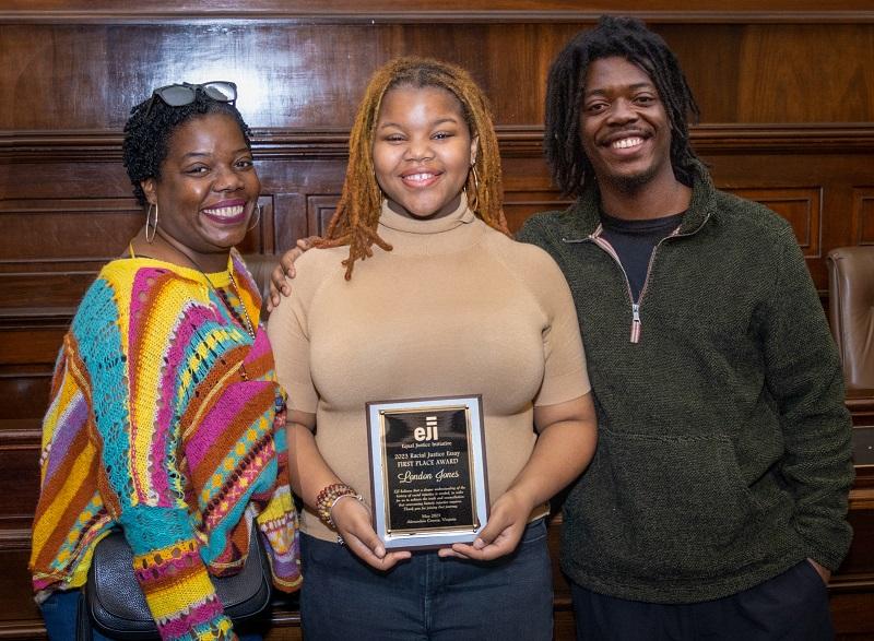 London Jones and family