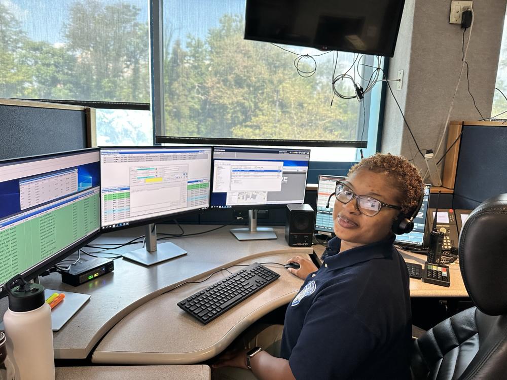 DECC 911 Dispatcher in Training