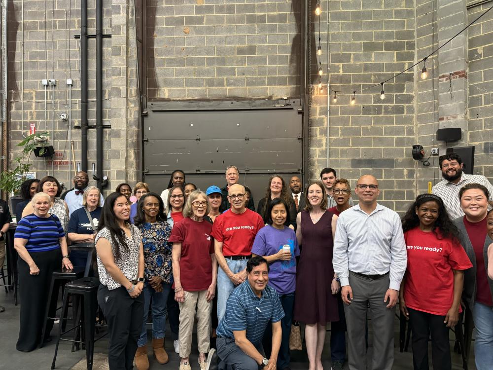 MRC volunteers smiling group photo