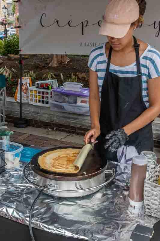 Making crepes