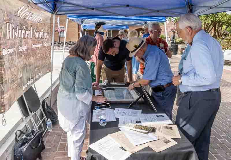 Alexandria Historical Society information table