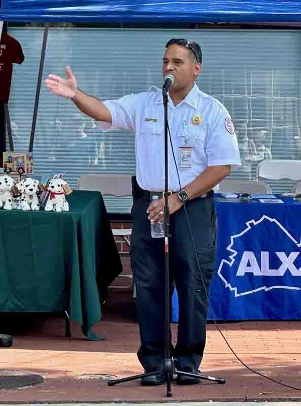 Chief Hernandez speaking