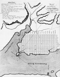 1798, “Plan of the Town of Alexandria in the District of Columbia,” Colonel George Gilpin (Library of Congress)