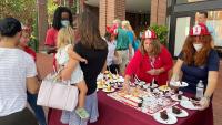 Friendship Firehouse Festival, cake serving, 2022