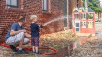 Friendship Firehouse Festival, hose activity, 2022