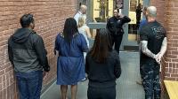 deputy giving jail tour to six civilians