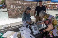 Alexandria Historical Society table