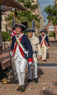 Colonial reenactors