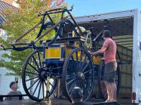 Unloading the Rodgers Suction Engine