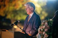 Congressman Don Beyer at podium