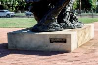 Freedmen's Cemetery Statue Artist Plaque RPCA