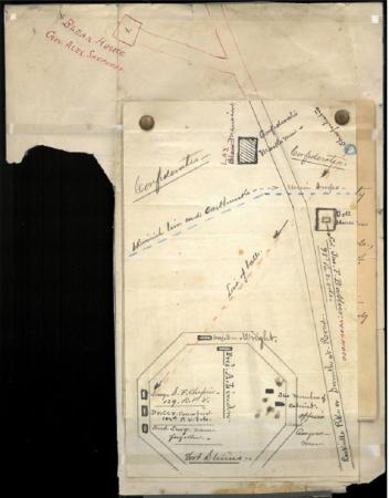 Hand-drawn map