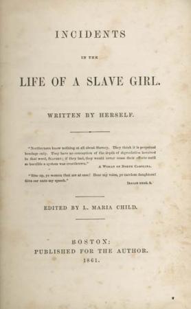 title page of book Life of a Slave Girl