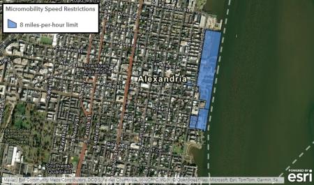 Map of slow zones in the City