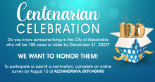 2022 Centenarian Celebration Social Media Graphic