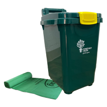 7-gallon Bin and Compostable bags 